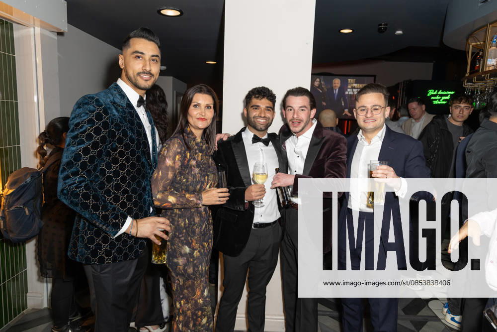 The Apprentice 2026, held at Amazing Grace in London - 16 Apr 2026 Rajan Gill, Andrea Cooper, Priyesh Bathia, Kieran McCartney and Lawrence Rosenberg attend a final show Watch Party with other contestants from The Apprentice 2026, held at Amazing Grace. London United Kingdom
