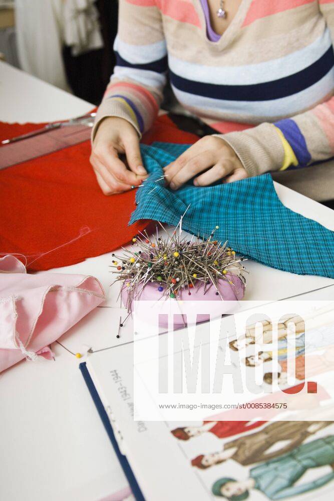 Preparing fabric for sewing project
