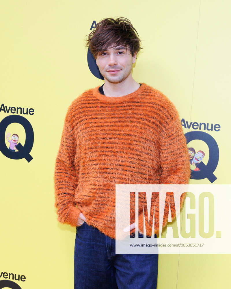 George Shelley attends Avenue Q press night at the Shaftesbury Theatre in London, UK on 16th April 2026 George Shelley attends Avenue Q press night at the Shaftesbury Theatre in London, UK on 16th April 2026, Credit:Manuela Langotsch Avalon United Kingdom, London, Shaftesbury Theatre