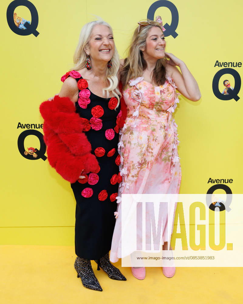 Vanessa Feltz and daughter Saskia Kurer attend Avenue Q press night at the Shaftesbury Theatre in London, UK on 16th April 2026 Vanessa Feltz and daughter Saskia Kurer attend Avenue Q press night at the Shaftesbury Theatre in London, UK on 16th April 2026, Credit:Manuela Langotsch Avalon United Kingdom, London, Shaftesbury Theatre