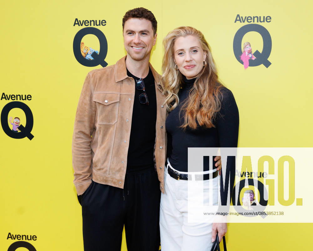 Richard Fleeshman and Celinde Schoenmaker attend Avenue Q press night at the Shaftesbury Theatre in London, UK on 16th April 2026 Richard Fleeshman and Celinde Schoenmaker attend Avenue Q press night at the Shaftesbury Theatre in London, UK on 16th April 2026, Credit:Manuela Langotsch Avalon United Kingdom, London, Shaftesbury Theatre