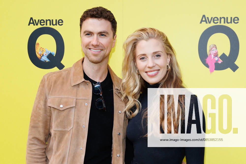 Richard Fleeshman and Celinde Schoenmaker attend Avenue Q press night at the Shaftesbury Theatre in London, UK on 16th April 2026 Richard Fleeshman and Celinde Schoenmaker attend Avenue Q press night at the Shaftesbury Theatre in London, UK on 16th April 2026, Credit:Manuela Langotsch Avalon United Kingdom, London, Shaftesbury Theatre