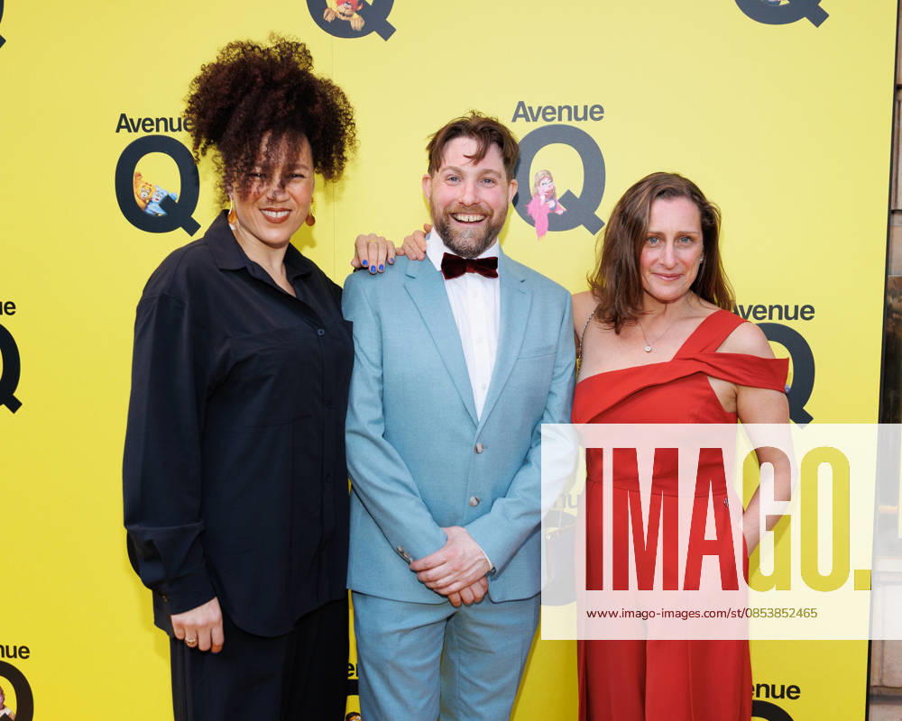 Ebony Molina, Iestyn Evans and Nina Dunn attend Avenue Q press night at the Shaftesbury Theatre in London, UK on 16th April 2026 Ebony Molina, Iestyn Evans and Nina Dunn attend Avenue Q press night at the Shaftesbury Theatre in London, UK on 16th April 2026, Credit:Manuela Langotsch Avalon United Kingdom, London, Shaftesbury Theatre