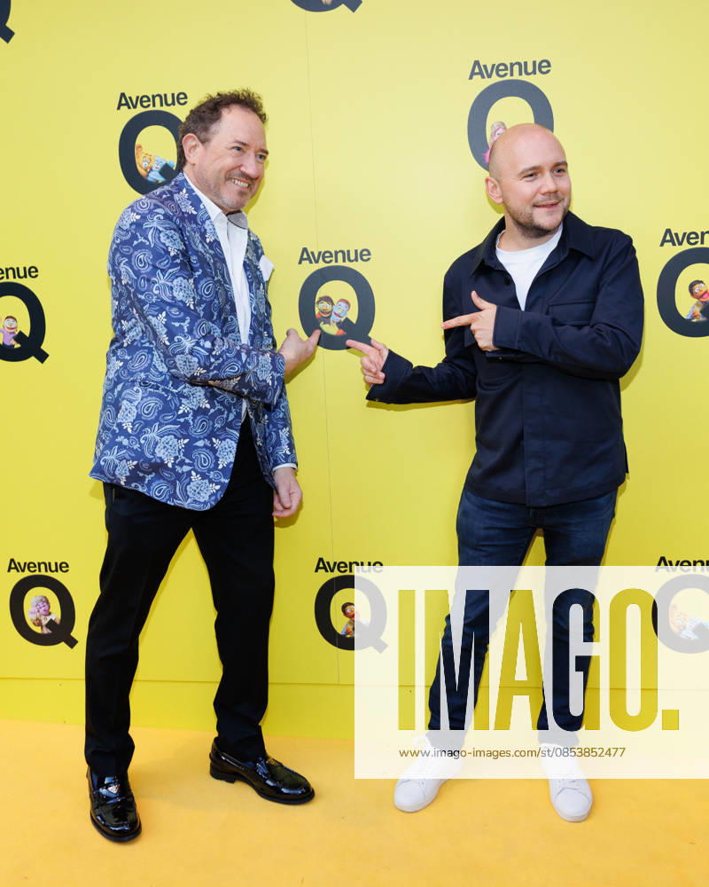 Kevin McCollum and Jamie Wilson attend Avenue Q press night at the Shaftesbury Theatre in London, UK on 16th April 2026 Kevin McCollum and Jamie Wilson attend Avenue Q press night at the Shaftesbury Theatre in London, UK on 16th April 2026, Credit:Manuela Langotsch Avalon United Kingdom, London, Shaftesbury Theatre