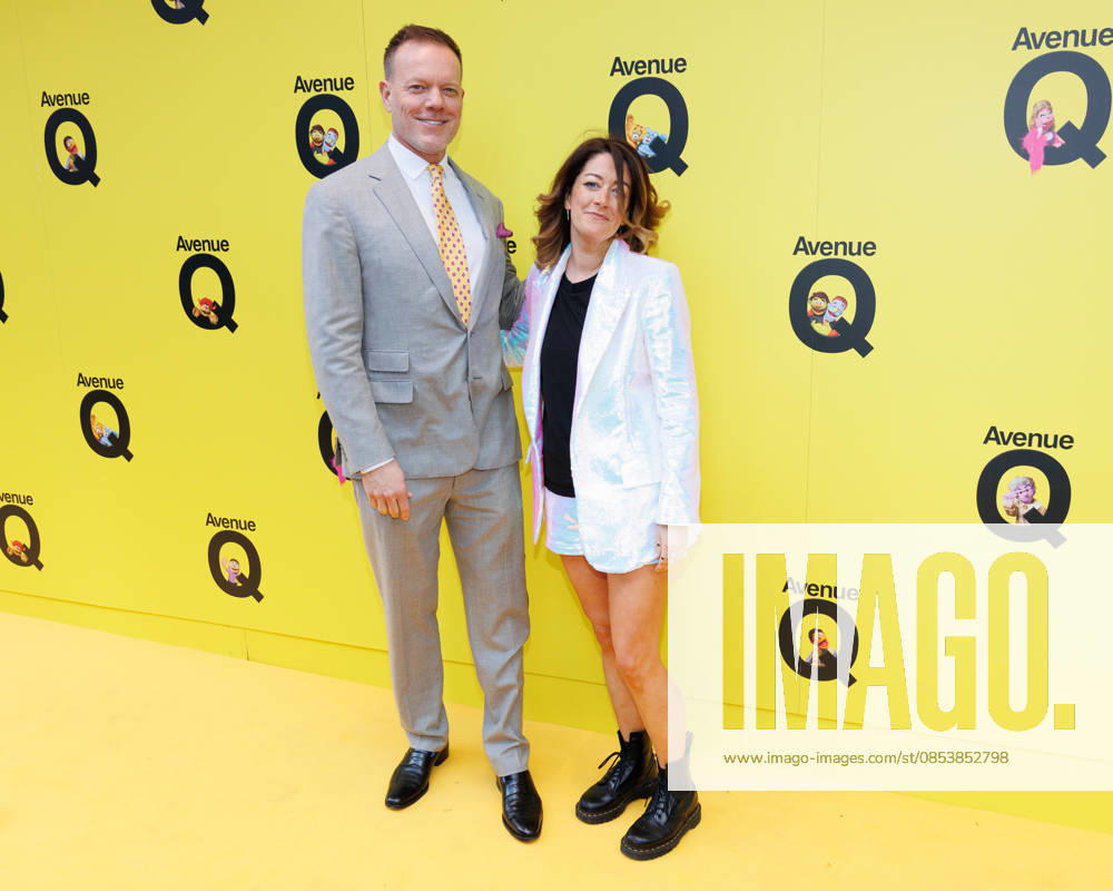 Jason Moore and Julie Atherton attend Avenue Q press night at the Shaftesbury Theatre in London, UK on 16th April 2026 Jason Moore and Julie Atherton attend Avenue Q press night at the Shaftesbury Theatre in London, UK on 16th April 2026, Credit:Manuela Langotsch Avalon United Kingdom, London, Shaftesbury Theatre