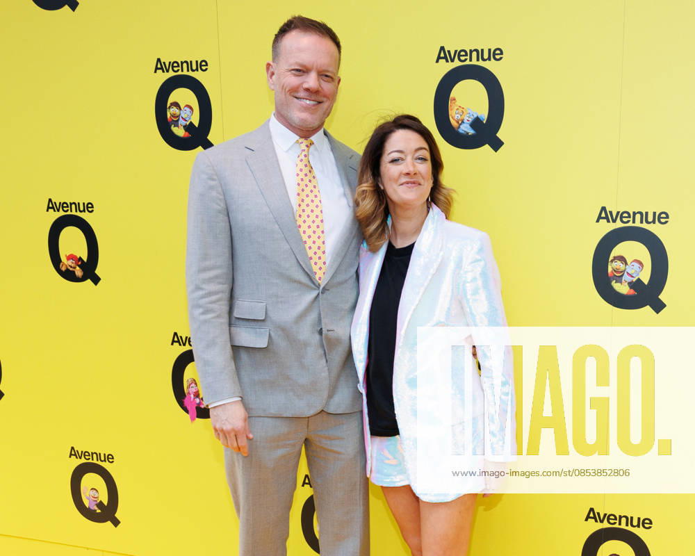Jason Moore and Julie Atherton attend Avenue Q press night at the Shaftesbury Theatre in London, UK on 16th April 2026 Jason Moore and Julie Atherton attend Avenue Q press night at the Shaftesbury Theatre in London, UK on 16th April 2026, Credit:Manuela Langotsch Avalon United Kingdom, London, Shaftesbury Theatre
