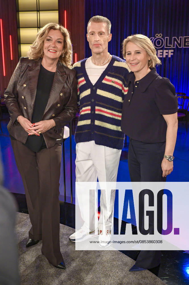Bettina Tietjen, Benjamin von Stuckrad Barre and Susanne Link at the recording of the WDR talk show Kölner Treff in WDR Studio BS 3 Cologne, 16 04 2026 Foto:xW.xRanderathx xFuturexImagex koelner_treff_4348