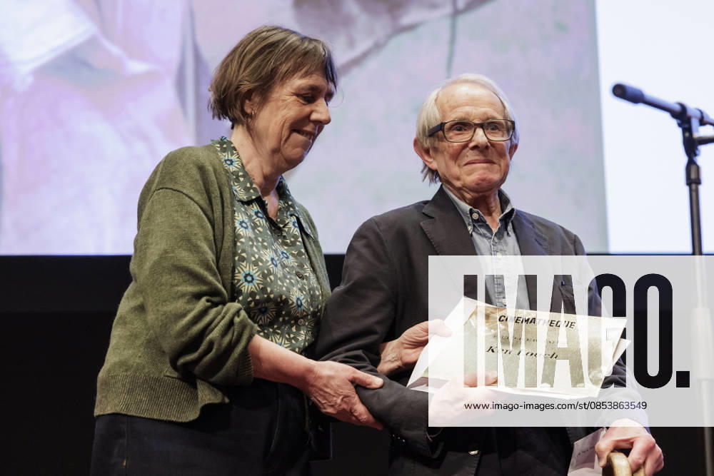 Ouverture de la rà trospective Ken Loach Rebecca O Brien, Ken Loach - Ouverture de la rà trospective Ken Loach à la Cinà matheque francaise, Paris, France, le 16 04 2026.