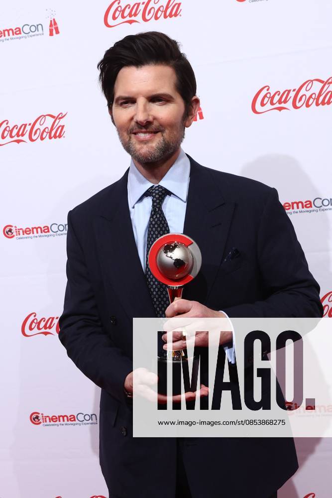 Adam Scott at arrivals for CinemaCon 2026 Big Screen Achievement Awards, OMNIA Nightclub, The Dolby Colosseum, Caesars Palace, Las Vegas, NV, April 16, 2026. Photo By: JA Everett Collection CinemaCon 2026 Big Screen Achievement Awards PUBLICATIONXNOTxINxCANxCHNxFRAxITAxJPNxNORxPOLxRUSxESPxUKxUSA