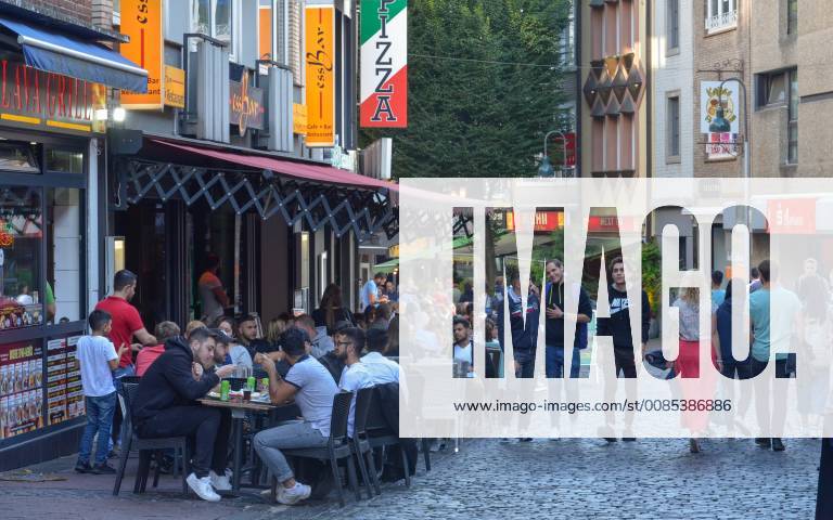 Restaurants Pontstrasse Aachen North Rhine Westphalia Germany
