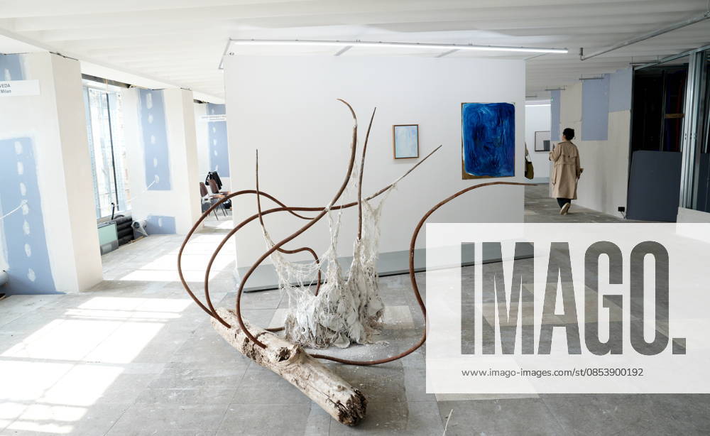 Milan, Preview of Paris Internationale Milano for Milan Art Week, an independent art fair at Palazzo Galbani on Via Finzi.