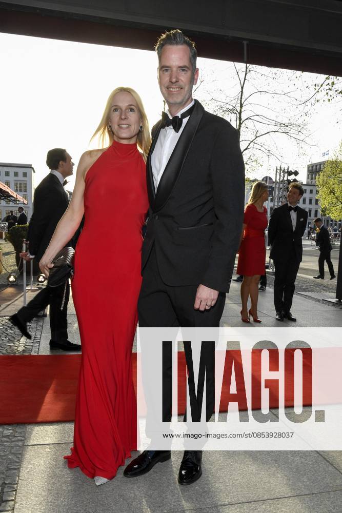ABB PRESS BALL Christian Duerr and his wife Jennifer as guests at the 73rd Federal Press Ball at the Hotel Adlon Kempinski on 17 April 2026 in Berlin