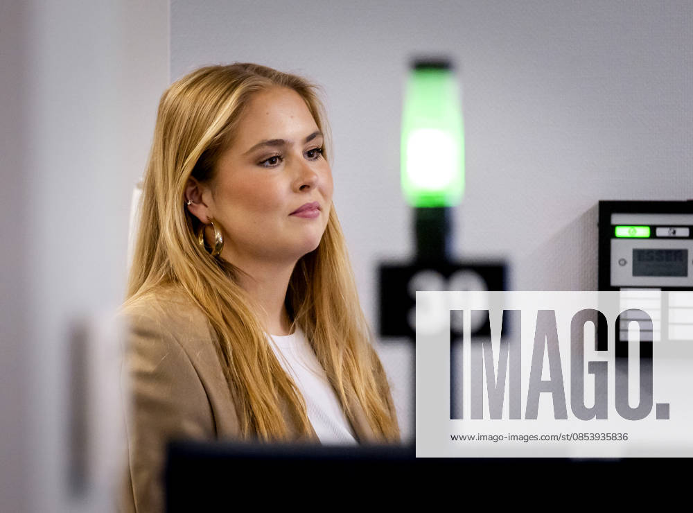 Police Princess Amalia visits the Amsterdam police on her 2nd day of the 2 day visit to Amsterdam. Â