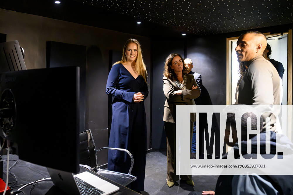 Amsterdam Princess Amalia visits the Music Studio ADAMAS on her 2nd day of the 2 day visit to Amsterdam. Â