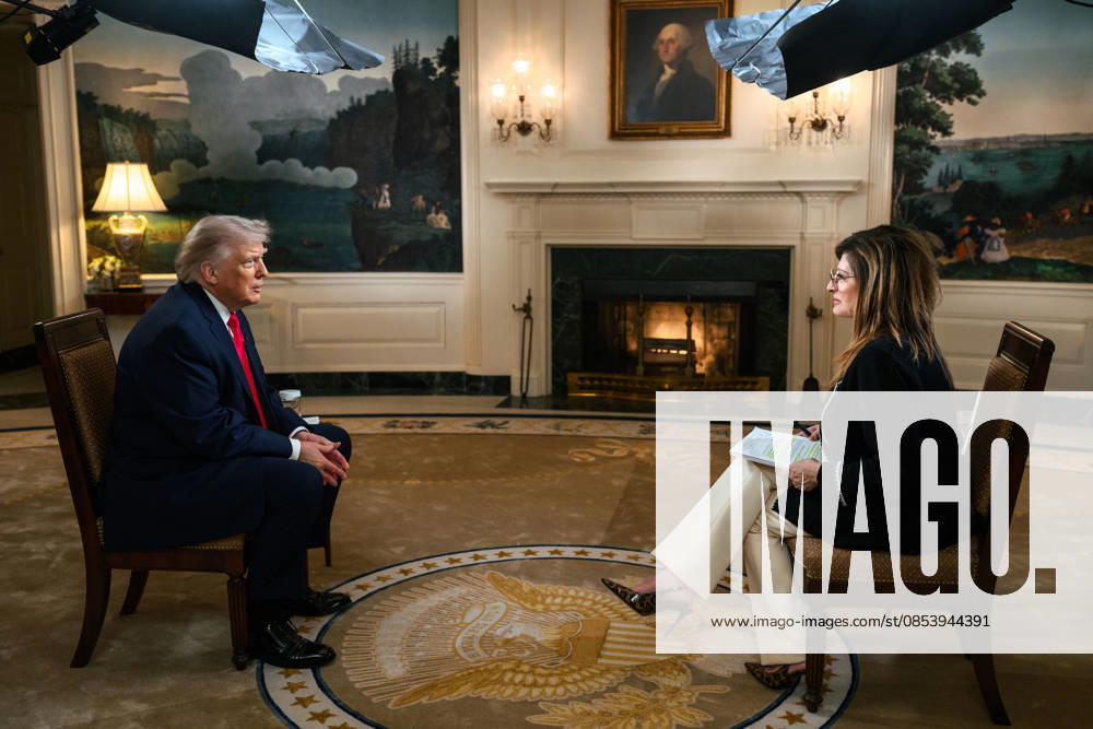 Donald Trump Fox Interview President Donald J. Trump participates in an interview with Foxs Maria Bartiromo, Tuesday, April 14, 2026, in the Diplomatic Reception Room at the White House., Credit:Joyce N. Boghosian Avalon