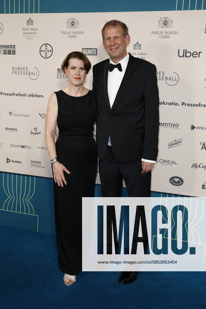 Melissa Eddy and Michael Fischer at the 73 Federal Press Ball 2026 at the Hotel Adlon Kempinski Berlin, 17 04 2026 Foto:xJ.xFuturexImagex bundespresseball_6409