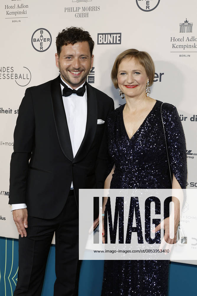 Felix Banaszak and Franziska Brantner at the 73 Federal Press Ball 2026 at the Hotel Adlon Kempinski Berlin, 17 04 2026 Foto:xJ.xFuturexImagex bundespresseball_6416