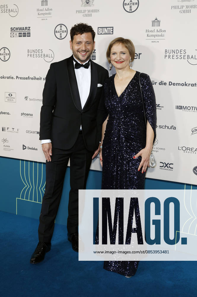 Felix Banaszak and Franziska Brantner at the 73 Federal Press Ball 2026 at the Hotel Adlon Kempinski Berlin, 17 04 2026 Foto:xJ.xFuturexImagex bundespresseball_6417