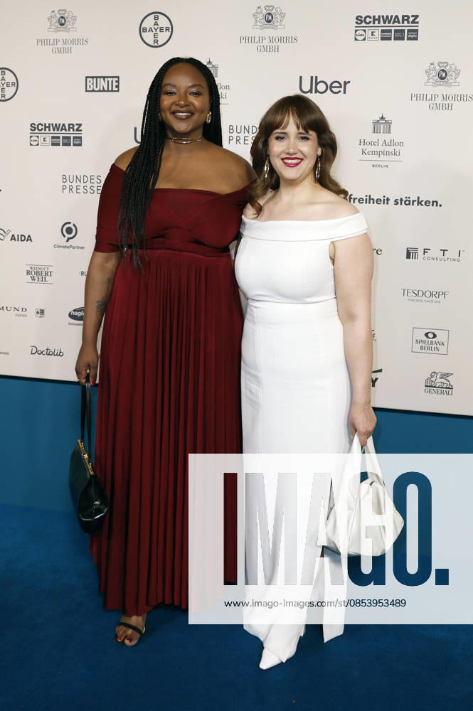 Aminata Toure and Ricarda Lang at the 73 Federal Press Ball 2026 at the Hotel Adlon Kempinski Berlin, 17 04 2026 Foto:xJ.xFuturexImagex bundespresseball_6422
