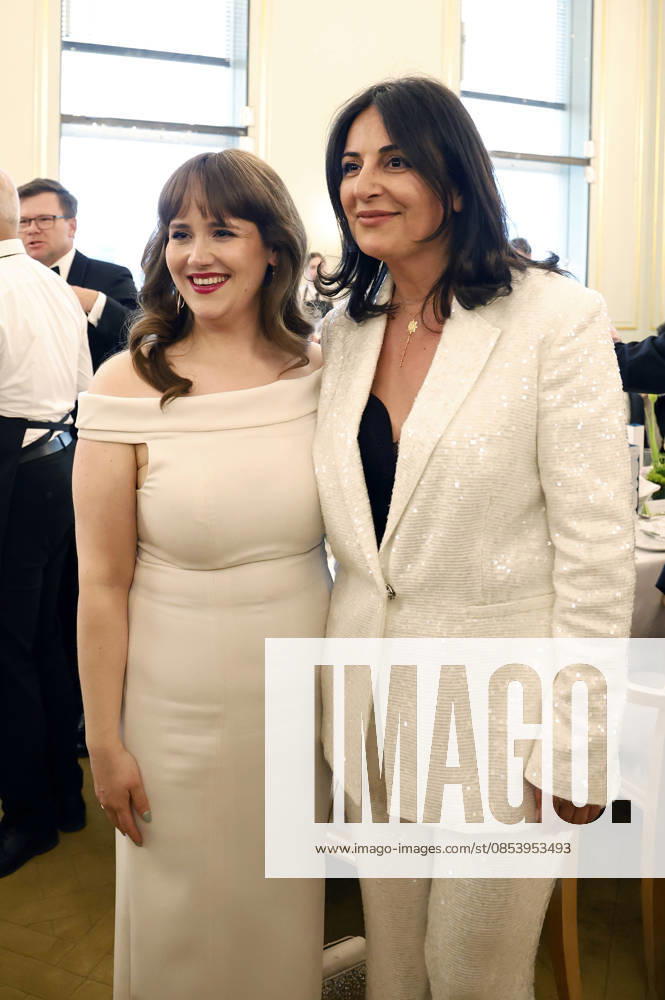 Ricarda Lang and Düzen Tekkal at the 73 Federal Press Ball 2026 at the Hotel Adlon Kempinski Berlin, 17 04 2026 Foto:xJ.xFuturexImagex bundespresseball_6432