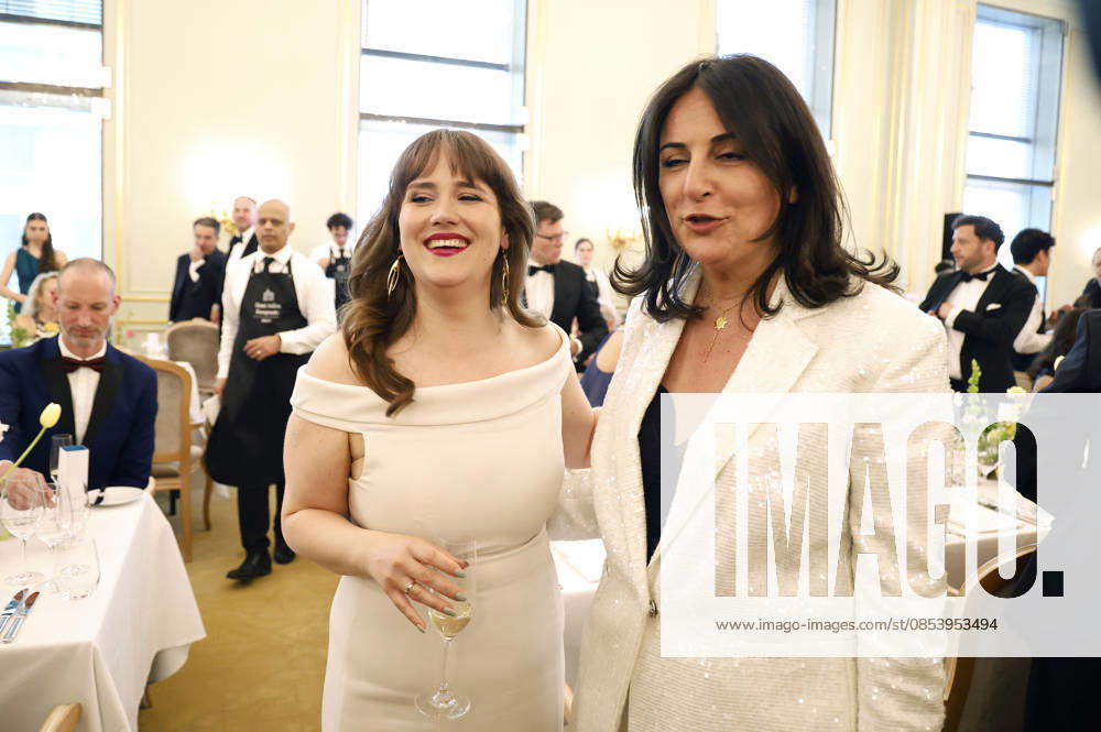 Ricarda Lang and Düzen Tekkal at the 73 Federal Press Ball 2026 at the Hotel Adlon Kempinski Berlin, 17 04 2026 Foto:xJ.xFuturexImagex bundespresseball_6433