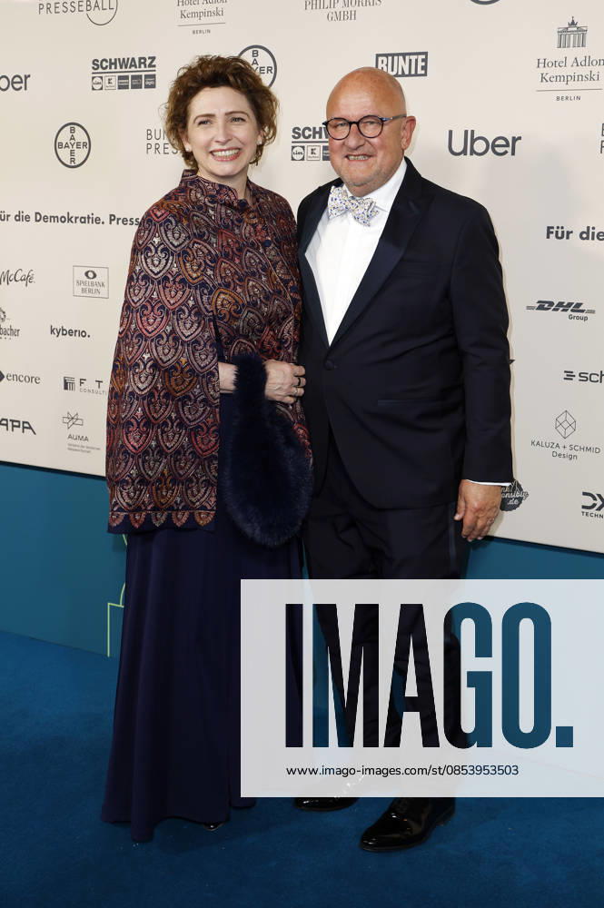Nicola Beer with husband Jürgen Illing at the 73 Federal Press Ball 2026 at the Hotel Adlon Kempinski Berlin, 17 04 2026 Foto:xJ.xFuturexImagex bundespresseball_6421