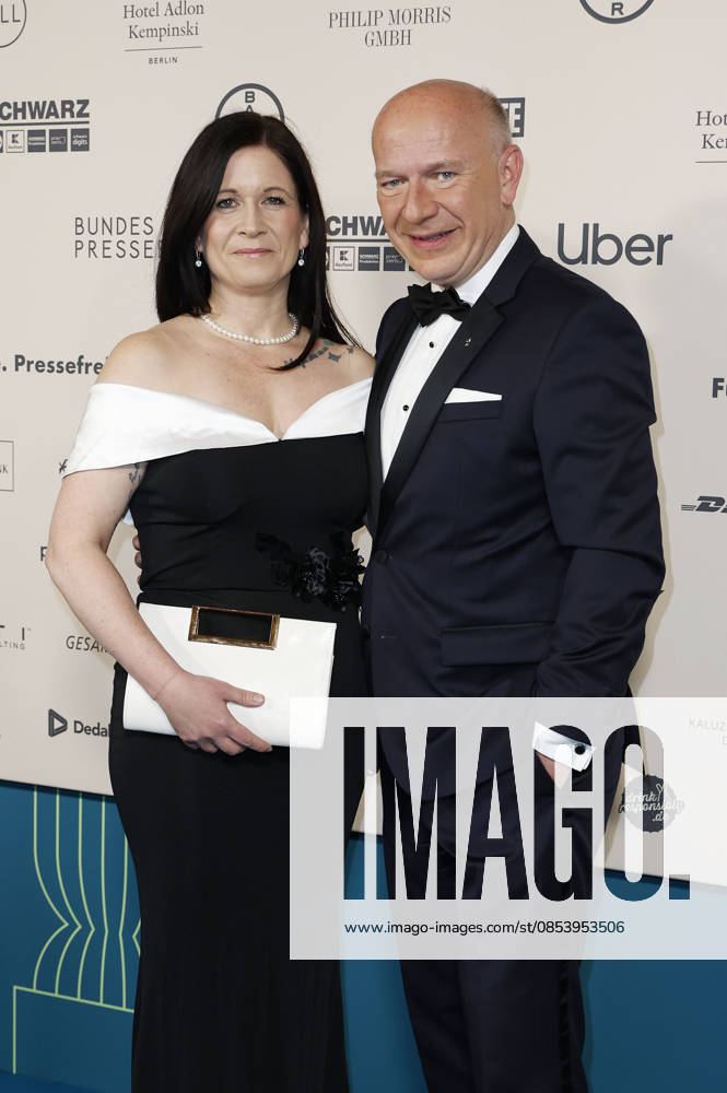 Katharina Günther Wünsch and Kai Wegner at the 73 Federal Press Ball 2026 at the Hotel Adlon Kempinski Berlin, 17 04 2026 Foto:xJ.xFuturexImagex bundespresseball_6427