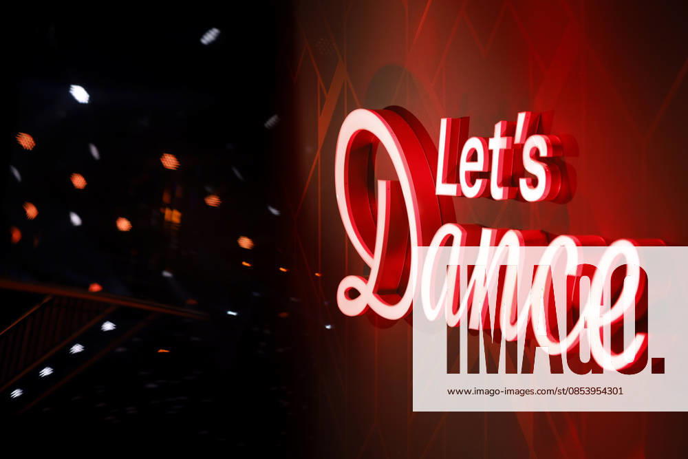 The shows logo can be seen on the sidelines of the sixth dance show of the 19th season of the RTL dance show Lets Dance at the Coloneum Theme picture, symbolic picture Cologne, 17 04 2026 NRW Germany