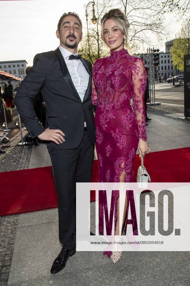 ABB PRESS BALL Eko Fresh and Sarah Bora as guests at the 73 Federal Press Ball at the Hotel Adlon Kempinski on 17 04 2026 in Berlin