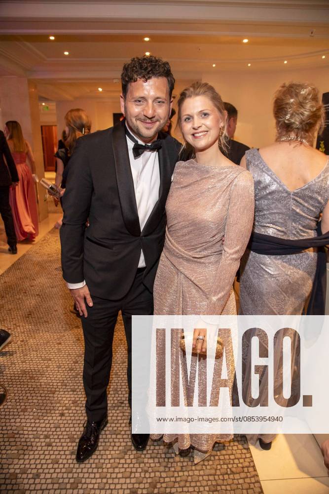 ABB PRESS BALL Felix Banaszak and Mrs. Charlotte Obermeier Federal Chairwoman of Buendnis 90 Die Gruenen, guests at the 73 Federal Press Ball at the Hotel Adlon Kempinski on 17 04 2026 in Berlin