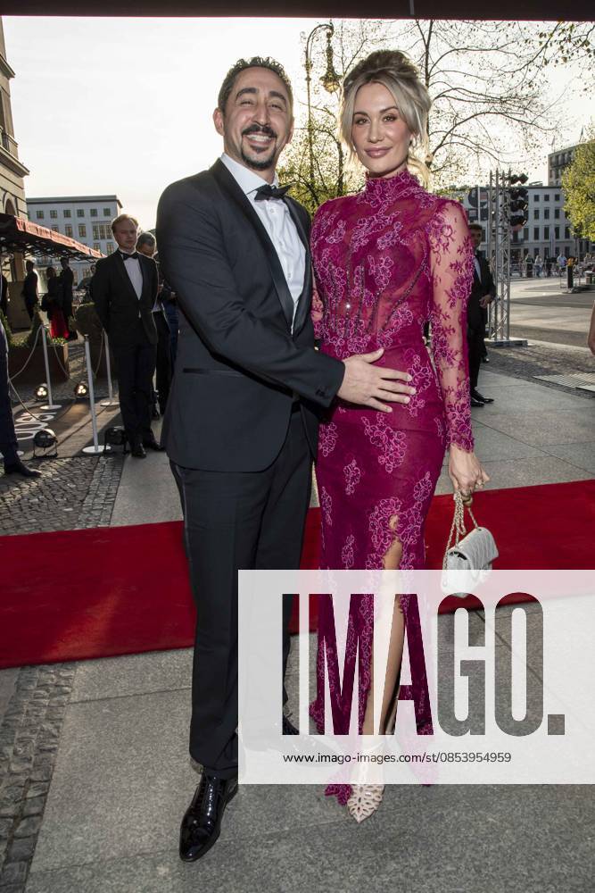 ABB PRESS BALL Eko Fresh and Sarah Bora as guests at the 73 Federal Press Ball at the Hotel Adlon Kempinski on 17 04 2026 in Berlin