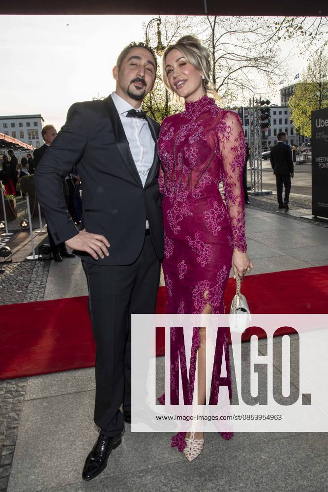 ABB PRESS BALL Eko Fresh and Sarah Bora as guests at the 73 Federal Press Ball at the Hotel Adlon Kempinski on 17 04 2026 in Berlin