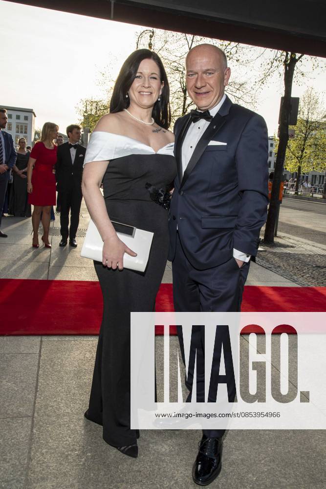 ABB PRESS BALL Katharina Günther Wünsch and Kai Wegner Berliner Buergermeister Frau as guests at the 73 Federal Press Ball at the Hotel Adlon Kempinski on 17 04 2026 in Berlin