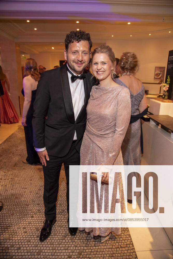 ABB PRESS BALL Felix Banaszak and Mrs. Charlotte Obermeier Federal Chairwoman of Buendnis 90 Die Gruenen, guests at the 73 Federal Press Ball at the Hotel Adlon Kempinski on 17 04 2026 in Berlin
