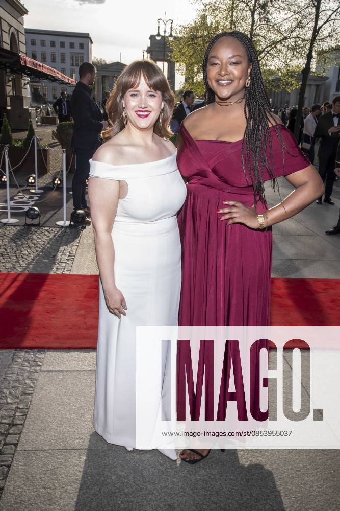 ABB PRESS BALL Ricarda Lang and Aminata Toure Buendnis 90 Die Gruenen as guests at the 73 Federal Press Ball at the Hotel Adlon Kempinski on 17 04 2026 in Berlin