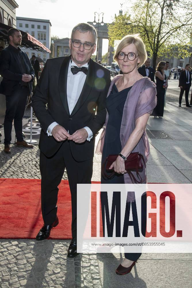 ABB PRESS BALL Stefan Kornelius and his wife as guests at the 73rd Federal Press Ball at the Hotel Adlon Kempinski on 17 April 2026 in Berlin