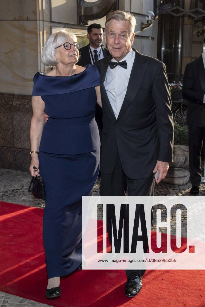 ABB PRESS BALL Renate Grziwok and Claus Kleber as guests at the 73rd Federal Press Ball at the Hotel Adlon Kempinski on 17 04 2026 in Berlin