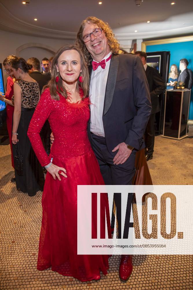 ABB PRESS BALL Sigrid Evelyn Nikutta and her husband Christoph Moennikes as guests at the 73rd Federal Press Ball at the Hotel Adlon Kempinski on 17 April 2026 in Berlin