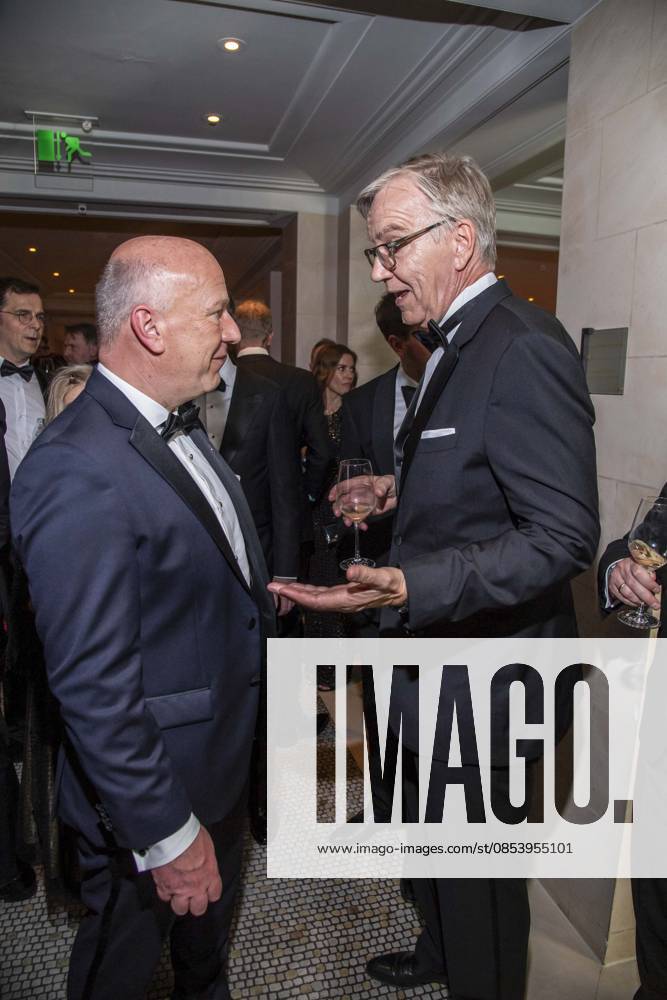 ABB PRESS BALL Kai Wegner and Dietmar Bartsch as guests at the 73rd Federal Press Ball at the Hotel Adlon Kempinski on 17 04 2026 in Berlin
