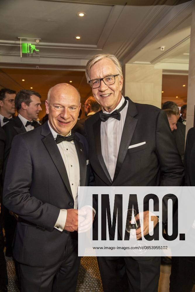 ABB PRESS BALL Kai Wegner and Dietmar Bartsch as guests at the 73rd Federal Press Ball at the Hotel Adlon Kempinski on 17 04 2026 in Berlin