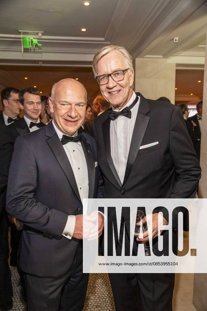 ABB PRESS BALL Kai Wegner and Dietmar Bartsch as guests at the 73rd Federal Press Ball at the Hotel Adlon Kempinski on 17 04 2026 in Berlin