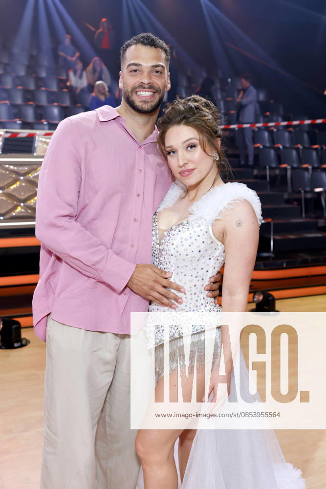Influencer Bianca Heinicke Bibi and her boyfriend life coach Timothy Hill at the sixth dance show of the 19th season of the RTL dance show Lets Dance at the Coloneum Cologne, 17 04 2026 NRW Germany