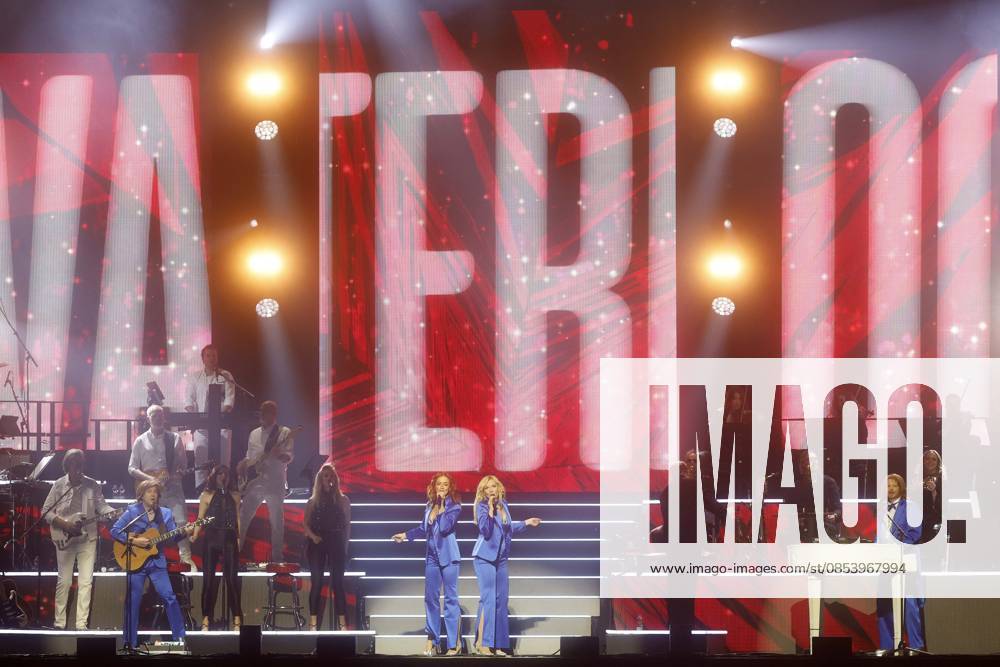 Abbamania the show, concert at the Uber Arena in Berlin, tribute show, 50 years of Dancing Queen, Berlin Germany, Germany
