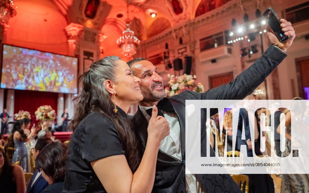20260418 19. DAC Dancer against Cancer Ball WIEN, OESTERREICH - 18. APRIL: Martial-Arts-Ikone Bruce Lees Tochter, Schauspielerin, Bruce Lee Family Companies CEO, Vorsitzende des Verwaltungsrates der Bruce Lee Foundation und Stargast des Balls Shannon Lee und Welt- und Europameister Thaiboxer und Trainer bei der Team Merza Academy Kampfsport-Legende Fadi Merza waehrend des des 19. DaC Dancer against Cancer Galaballs in der Wiener Hofburg am 18. April 2026 in Wien, Oesterreich. 260418_SEPA_17_151