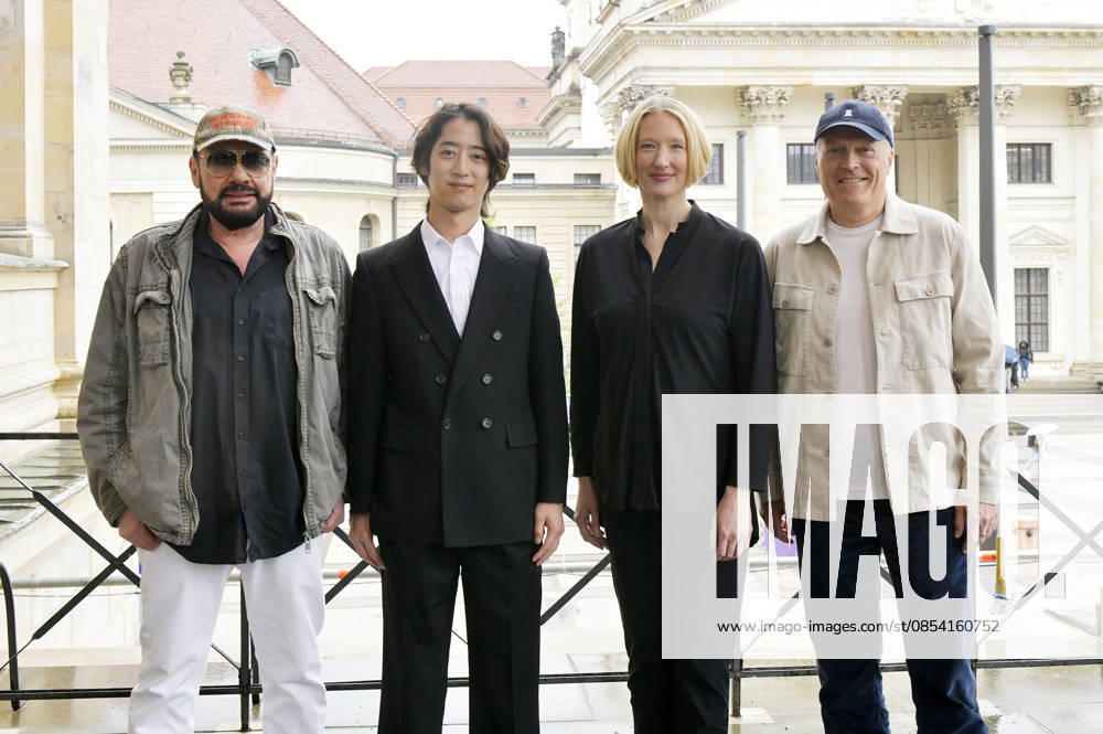 Marian Gold, Hayato Sumino, Joana Mallwitz and Joja Wendt at the photo session for the Classic Open Air 2026 at Gendarmenmarkt Berlin, 20 04 2026 Foto:xM.xBehrensx xFuturexImagex classic_6404