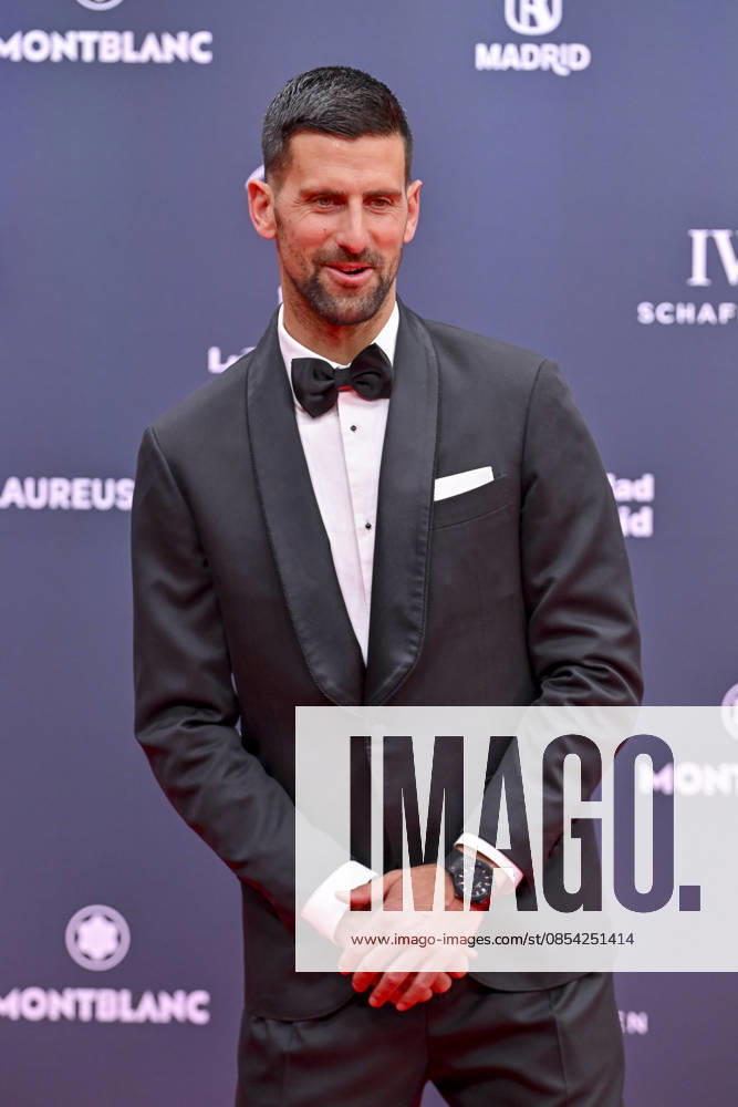 NOVAK DJOKOVIC, Serbian tennis player poses at the Laureus World Sports Awards Madrid 2026 at Galero¼ÂÂa de Cristal on April 20, 2026 in Madrid, Spain. Madrid Spain - ZUMAc312 20260420_zsp_c312_390