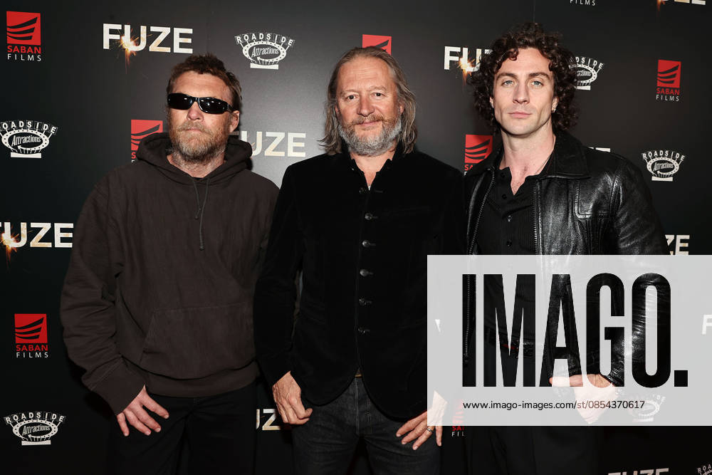 Red carpet at the New York special screening of Fuze at the Metrograph Featuring: Sam Worthington, David Mackenzie and Aaron Taylor-Johnson Where: New York, New York, United States When: 21 Apr 2026 Credit: Dave Allocca Starpix INSTARimages . NOT FOR USE BY NEWSPAPERS BASED IN THE UK.