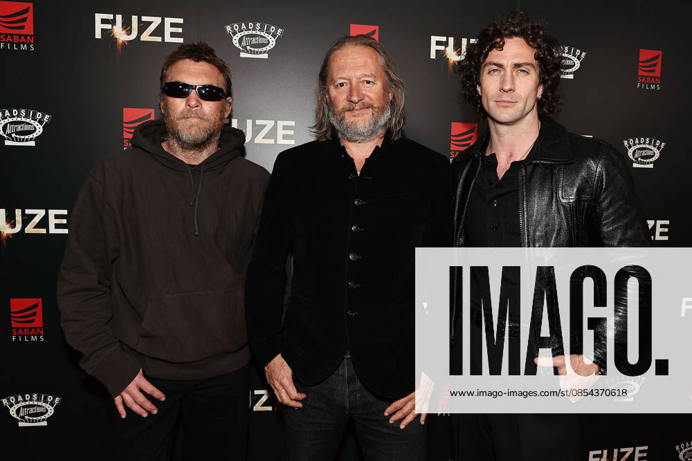 Red carpet at the New York special screening of Fuze at the Metrograph Featuring: Sam Worthington, David Mackenzie and Aaron Taylor-Johnson Where: New York, New York, United States When: 21 Apr 2026 Credit: Dave Allocca Starpix INSTARimages . NOT FOR USE BY NEWSPAPERS BASED IN THE UK.