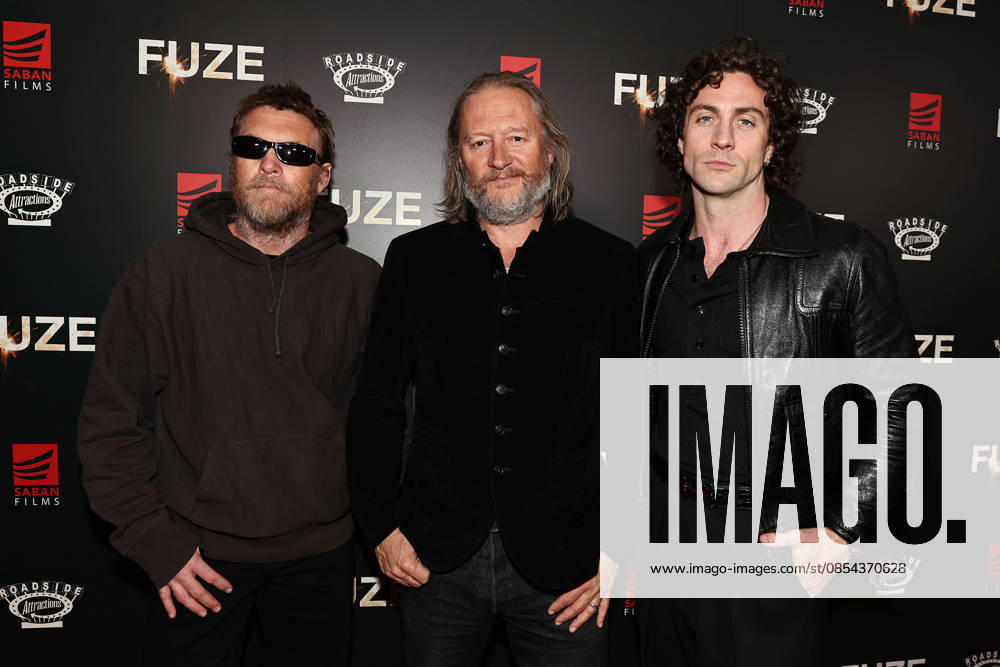 Red carpet at the New York special screening of Fuze at the Metrograph Featuring: Sam Worthington, David Mackenzie and Aaron Taylor-Johnson Where: New York, New York, United States When: 21 Apr 2026 Credit: Dave Allocca Starpix INSTARimages . NOT FOR USE BY NEWSPAPERS BASED IN THE UK.