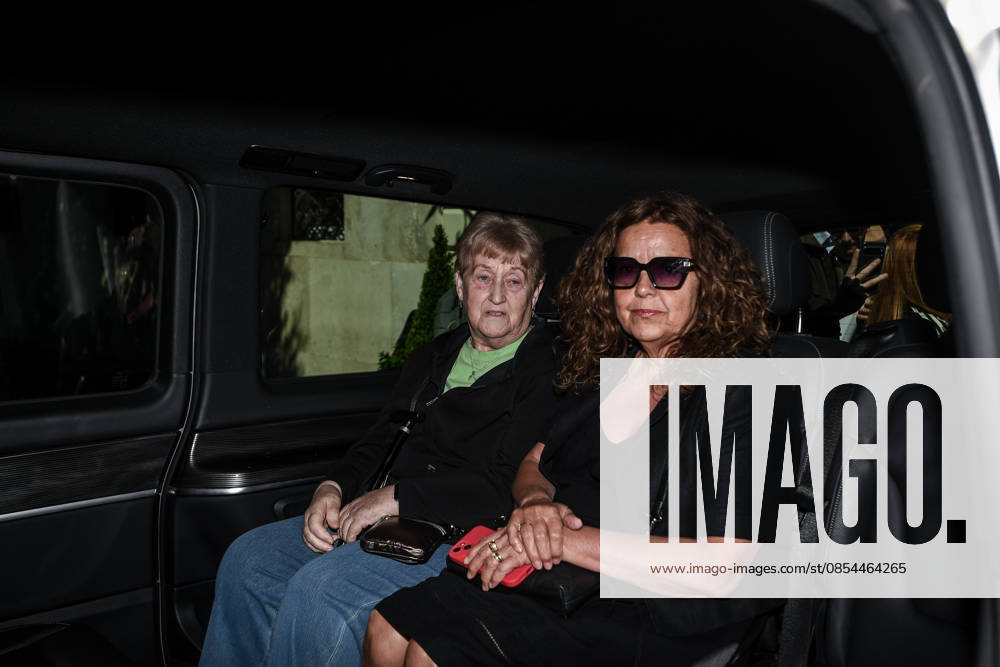 **NO WEB OR NEWSPAPERS FOR ITALY ONLY** Liam Gallagher and his mother, Peggy, leave the Hotel Eden on Via Ludovisi. Pictured: Peggy Gallagher, Liam s mother, on the left.